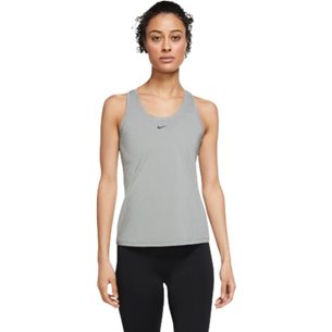Nike One Dri-Fit SS Slim Top Particle Grey/Ht - Ärmelloses Shirt, Damen