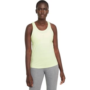 Nike One Dri-Fit SS Slim Top Lime Ice/White - Ärmelloses Shirt, Damen