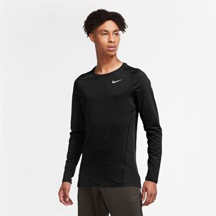 Nike Pro Warm LS Crew Black/White