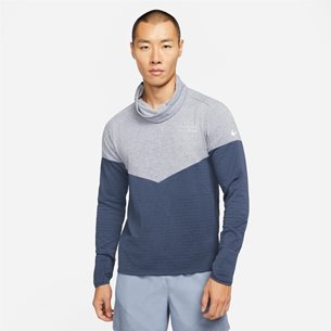 Nike Therma-Fit Run divison Sphere Element Thunder Blue/Pure/Reflective Silver - Pullover Herren