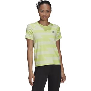 adidas RN Fast AOP T-shirt Almost Lime/Pulse Lime - T-Shirt, Damen