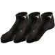 Mizuno Training Mid Sock - 3 Pack Black/Black/Black - Laufsocken