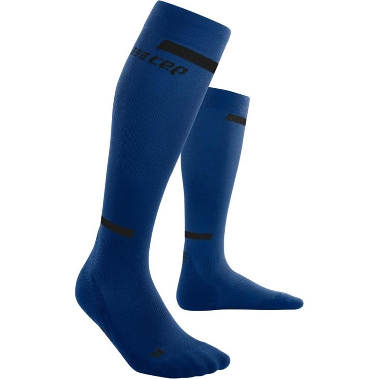 CEP The Run Socks Tall V4 Blue - Laufsocken, Herren
