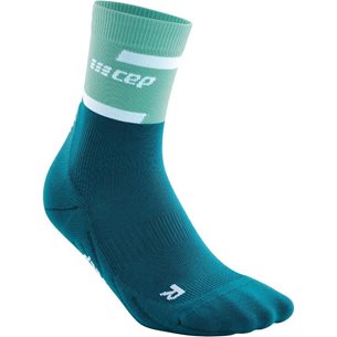 CEP The Run Socks Mid Cut V4 Ocean/Petrol - Laufsocken, Damen