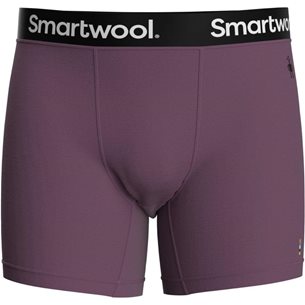 Smartwool Merino Sport Boxer Breif Boxed Argyle Purple Heather - Unterhose Herren