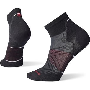 Smartwool Run Zero Cushion Ankle Socks Black - Laufsocken