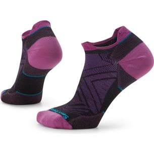 Smartwool Run Zero Cushion Low Ankle Socks Charcoal - Laufsocken, Damen