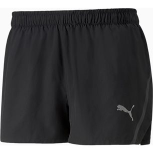 Puma Run Split Shorts Black - Shorts Herren