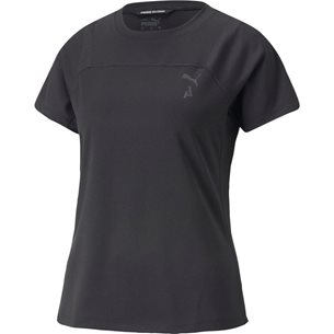 Puma Seasons Tee Black - T-Shirt, Damen