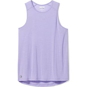 Smartwool Active Ultralite High Neck Tank Wool Ultra Violet - Ärmelloses Shirt, Damen