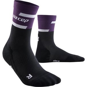 CEP The Run Compression Socks Mid Cut Violet/Black
