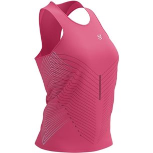 Compressport Performance Singlet Hot Pink/Aqua - Ärmelloses Shirt, Damen