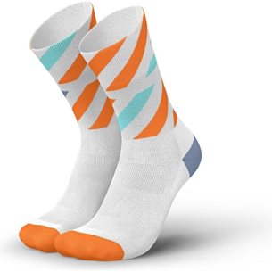 Incylence Running Platforms Socks White Orange - Laufsocken