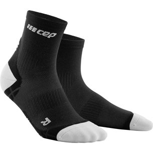 CEP Ultralight Short Socks Black/Light Grey - Laufsocken, Herren