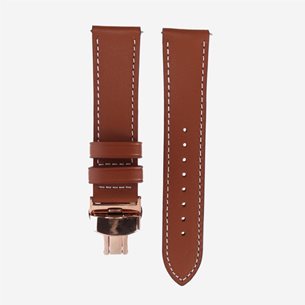 Elevate Watch Band for Forerunner 22mm (Leather) Brown - Uhrenzubehör