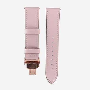 Elevate Watch Band for Forerunner 22mm (Leather) Pink - Uhrenzubehör