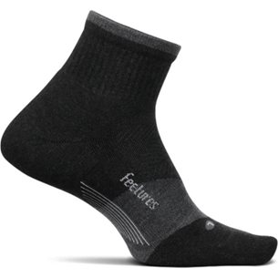 Feetures Trail Cushion Quarter Socks Charcoal - Laufsocken, Unisex