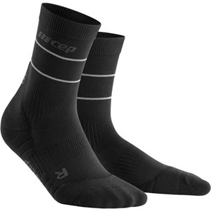 CEP Reflective Mid-Cut Socks Black - Laufsocken, Damen