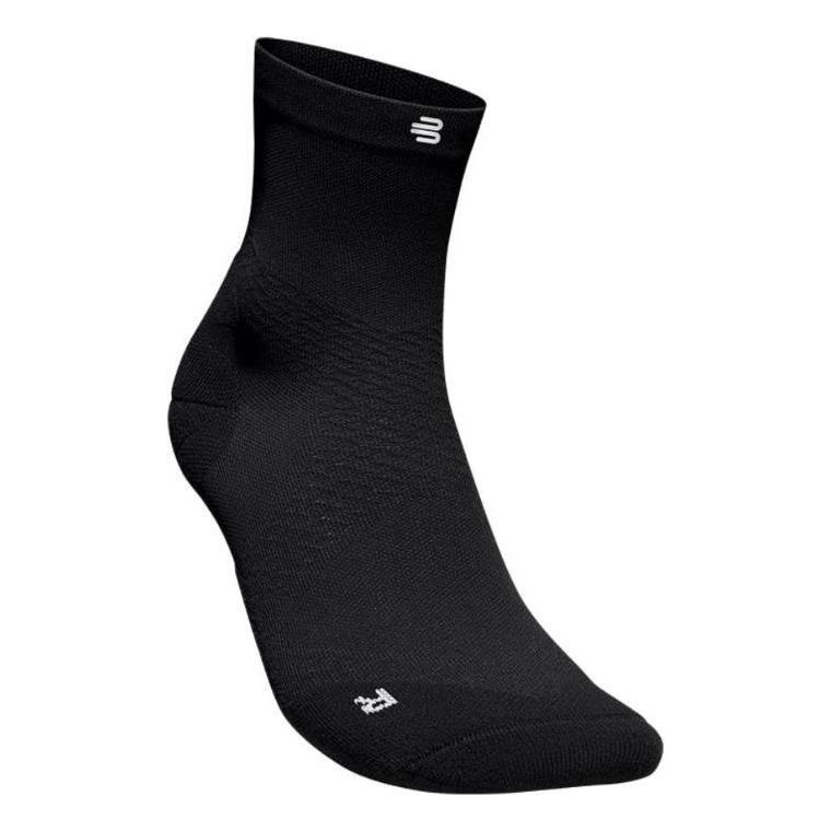 Bauerfeind Ultralight Compression Socks Mid Cut Black - Laufsocken