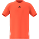 adidas B A.R. Tee Orange/Orange/Black - T-Shirts für Kinder