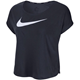Nike Swoosh Run T-Shirt Black/Ref.silver - T-Shirt, Damen