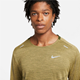 Nike Dri-Fit Techknit Ultra LS Rough Green/Corl - Pullover Herren