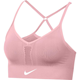 Nike Dri-Fit Indy Bra Pink Glaze/White - Sport-BH, Damen