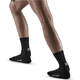 CEP Ortho Compression Achilles Support Short Socks Black - Laufsocken, Herren
