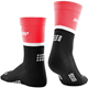 CEP The Run Socks Mid Cut V4 Pink/Black - Laufsocken, Herren