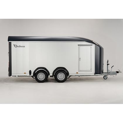 Debon Roadster C900 - grå aluminiumväggar, Skåpsläp