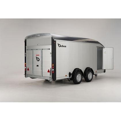 Debon Roadster C900 - grå aluminiumväggar, Skåpsläp