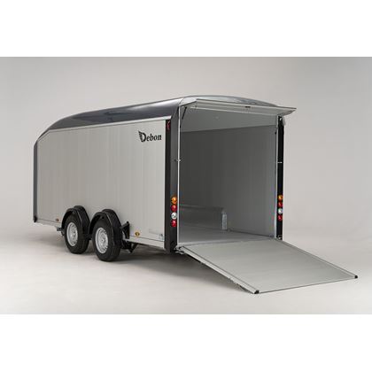 Debon Roadster C900 - grå aluminiumväggar, Skåpsläp