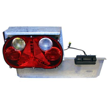TK-Trailer Baklampa Radex, komplett med hållare, delvis LED