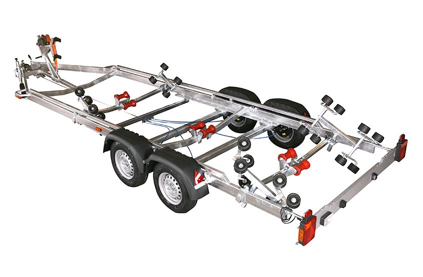 Variant 2001 BB, Båttrailer bromsad