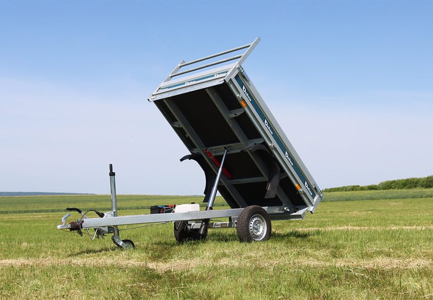 Debon PW0 LUX, 1-vägs tippsläp