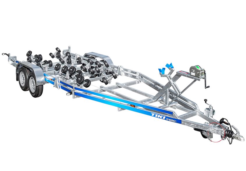 Tiki BP2600-DRB Multirullar, Båttrailer bromsad
