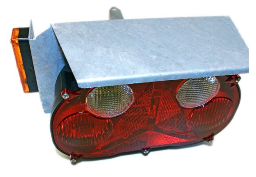 TK-Trailer Baklampa Radex, komplett med hållare, delvis LED