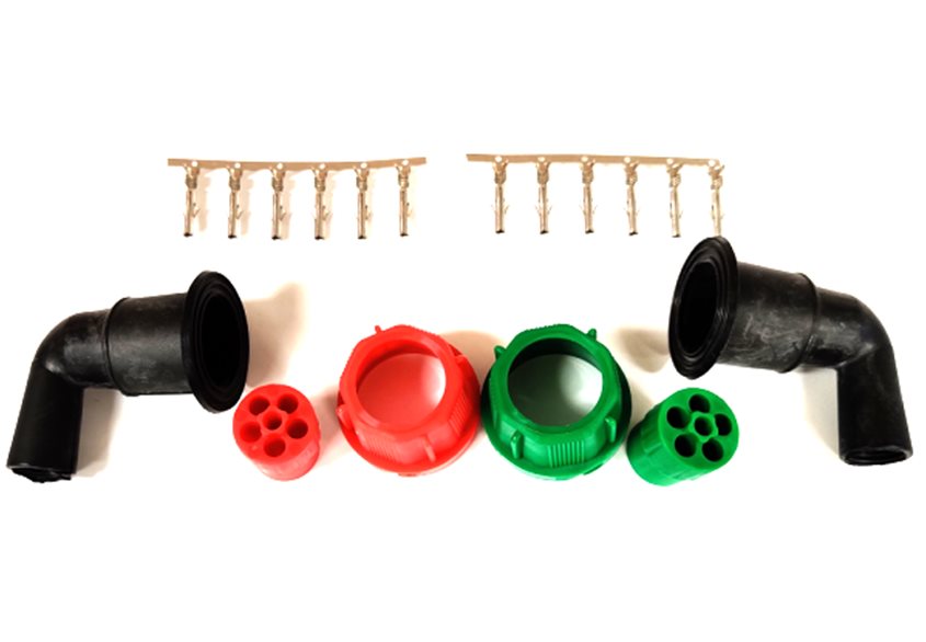 TK-Trailer Kontakt led grön höger