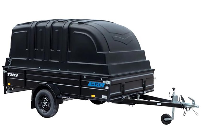Tiki CP350-LH PRO Duplex, Obromsad släpvagn