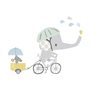 Wallsticker, elefant