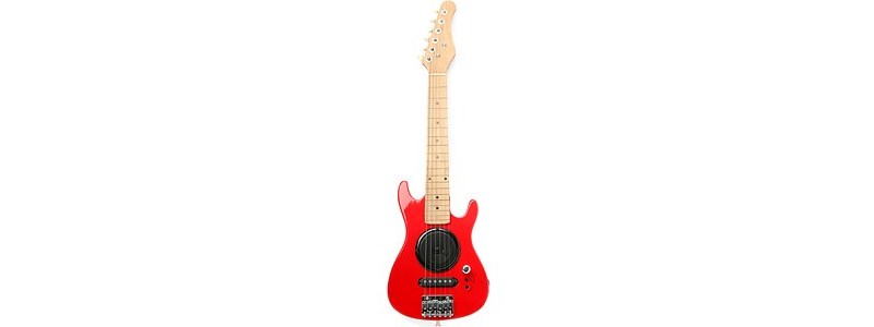 Elgitarr med förstärkare