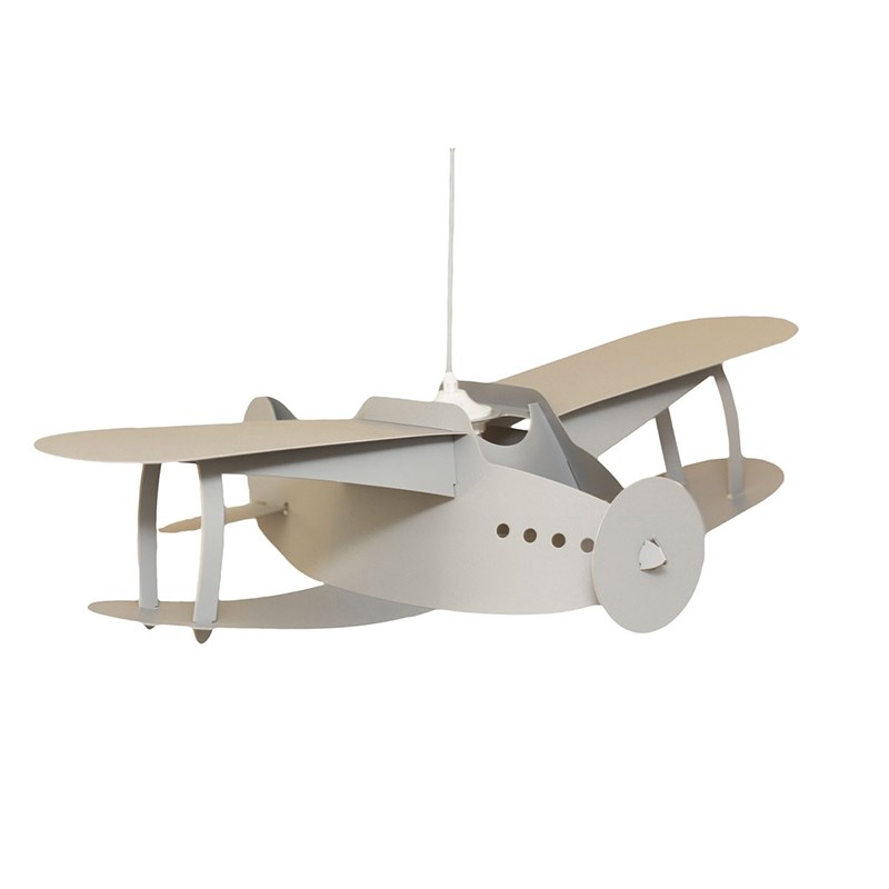 Flygplanslampa, grå