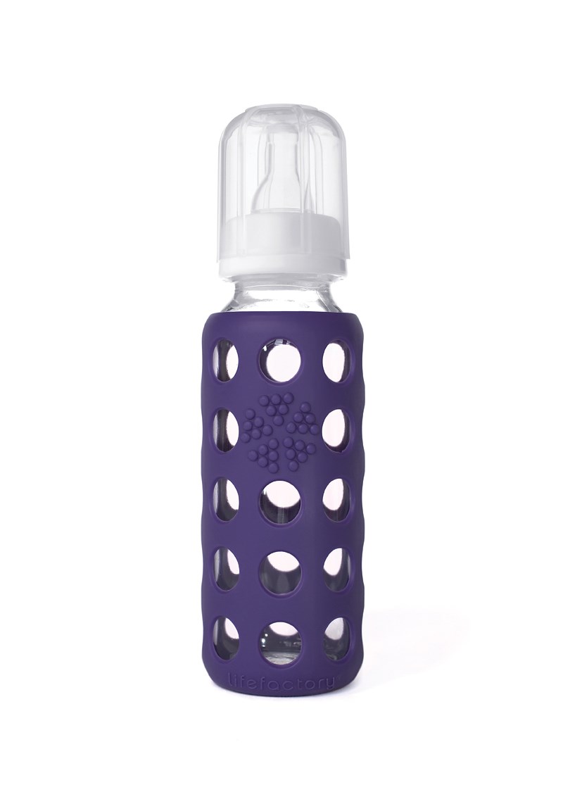 Nappflaska, 250 ml, mörklila