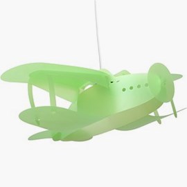 Flygplanslampa, grön