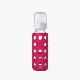 Nappflaska, 250 ml, mörkrosa