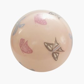 Rosa boll med fjärilar