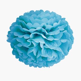 Pom pom 36 cm, blå