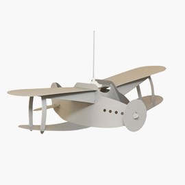 Flygplanslampa, grå