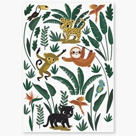 Wallsticker, djungel