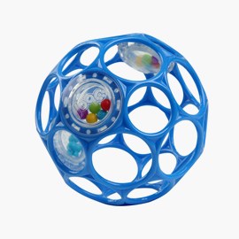 Boll, skallra blå
